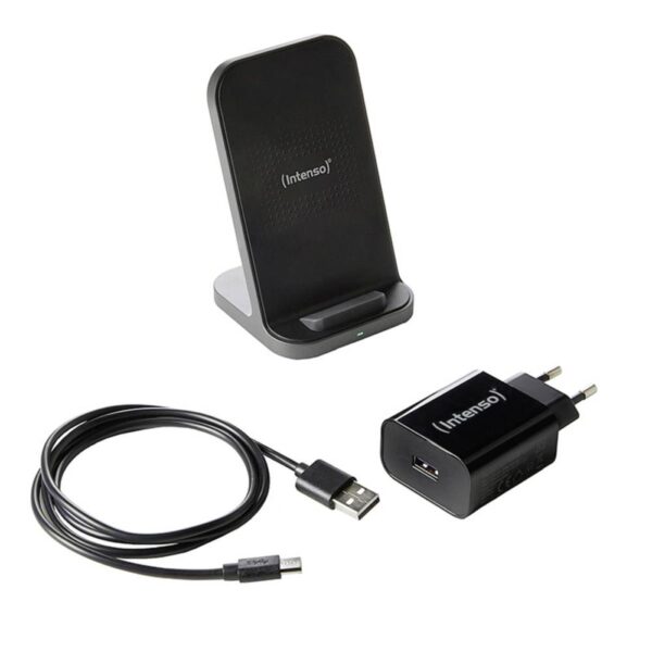 MOBILE CHARGER WRL STAND QC3.0/BLACK BSA2 7410620 INTENSO - Image 3