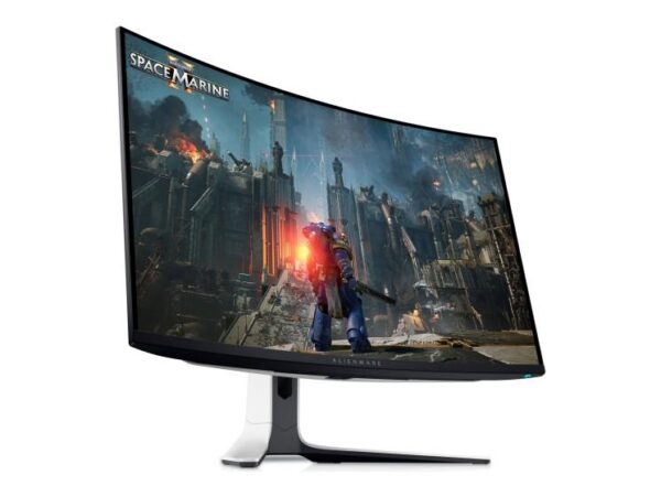 LCD Monitor|DELL|AW3225QF|32"|Gaming|Panel QD-OLED|3840x2160|16:9|Matte|0.03 ms|Swivel|Height adjustable|Tilt|Colour Black / White|210-BLLV - Image 2