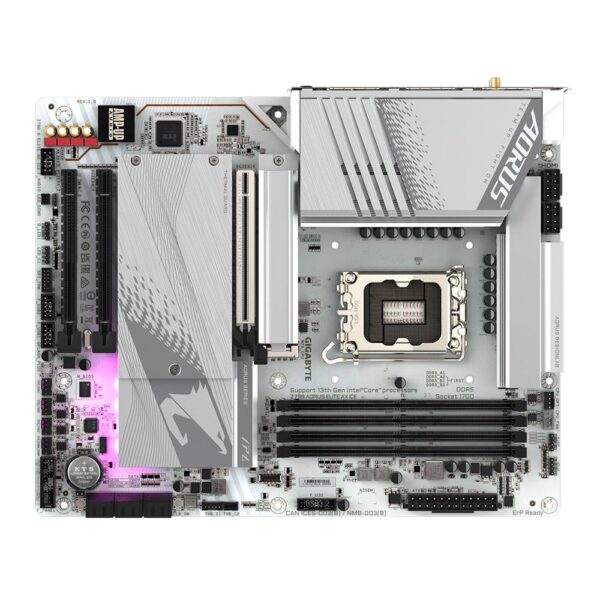 Mainboard|GIGABYTE|Intel Z790|LGA1700|ATX|Memory DDR5|Memory slots 4|1xPCI-Express 3.0 16x|1xPCI-Express 4.0 16x|1xPCI-Express 5.0 16x|4xM.2|1xHDMI|1xDisplayPort|4xUSB 2.0|5xUSB 3.2|1xUSB-C|1xOptical S/PDIF|1xRJ45|2xAudio port|Z790AELITEAXICE - Image 3