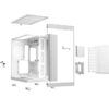 Case|BE QUIET|LIGHT BASE 600 DX|Tower|Case product features Transparent panel|ATX|MicroATX|MiniITX|Colour White|BGW66 - Image 2