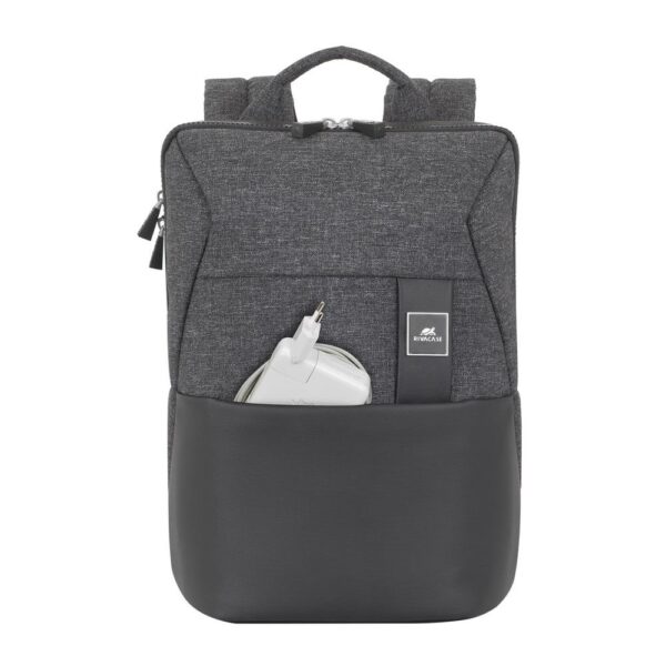 NB BACKPACK LANTAU 13.3"/8825 BLACK MELANGE RIVACASE - Image 4