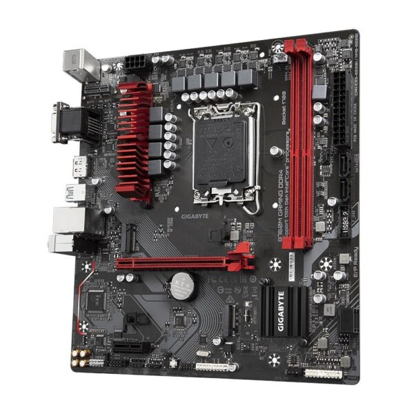 Mainboard|GIGABYTE|Intel B760 Express|LGA1700|Micro-ATX|Memory DDR4|Memory slots 2|1xPCI-Express 3.0 1x|1xPCI-Express 4.0 16x|2xM.2|1x15pin D-sub|1xHDMI|1xDisplayPort|2xAudio-In|1xAudio-Out|2xUSB 2.0|3xUSB 3.2|1xUSB-C|1xPS/2|1xRJ45|B760MGAMINGDDR41.1 - Image 2