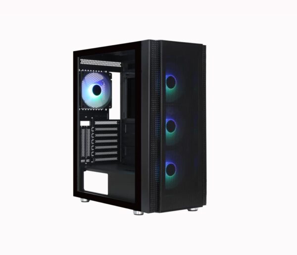 Case|GOLDEN TIGER|Raider SK-2|MidiTower|Not included|ATX|Colour Black|RAIDERSK2 - Image 3