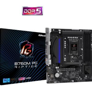 Mainboard|ASROCK|Intel B760 Express|LGA1700|Micro-ATX|Memory DDR5|Memory slots 4|1xPCI-Express 4.0 1x|1xPCI-Express 4.0 16x|2xM.2|1xHDMI|1xDisplayPort|4xUSB 2.0|3xUSB 3.2|1xUSB-C|1xPS/2|1xRJ45|3xAudio port|B760MPGRIPTIDE