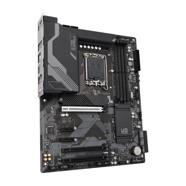 Mainboard|GIGABYTE|Intel Z790|LGA1700|ATX|Memory DDR5|Memory slots 4|2xPCI-Express 3.0 1x|1xPCI-Express 3.0 16x|1xPCI-Express 4.0 16x|1xPCI-Express 5.0 16x|3xM.2|1xHDMI|1xDisplayPort|4xUSB 2.0|5xUSB 3.2|1xUSB-C|1xRJ45|3xAudio port|Z790UD - Image 2