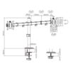 DISPLAY ACC MOUNTING ARM/17-32" MA-D2-01 GEMBIRD - Image 2