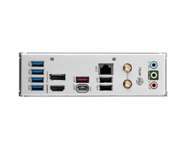 Mainboard|MSI|Intel B760 Express|LGA1700|Mini-ITX|Memory DDR5|Memory slots 2|1xPCI-Express 16x|2xM.2|1xHDMI|1xDisplayPort|2xUSB 2.0|5xUSB 3.2|1xUSB-C|1xRJ45|3xAudio port|MPGB760IEDGEWIFI - Image 5