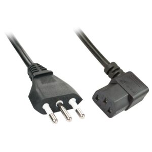 CABLE POWER IEC C13 ANGLED/2M ITALIAN 30346 LINDY