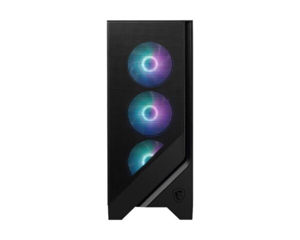 Case|MSI|MAG FORGE 321R AIRFLOW|MidiTower|Case product features Transparent panel|ATX|MicroATX|MiniITX|Colour Black|MAGFORGE321RAIRFLOW - Image 3