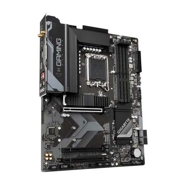 Mainboard|GIGABYTE|Intel B760 Express|LGA1700|ATX|Memory DDR5|Memory slots 4|2xPCI-Express 3.0 16x|1xPCI-Express 4.0 16x|3xM.2|1xHDMI|1xDisplayPort|5xUSB 2.0|2xUSB 3.2|1xUSB-C|1xRJ45|6xAudio port|B760GAMINGXAX1.2 - Image 3