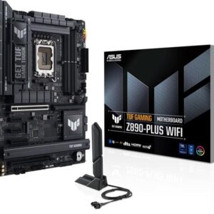 Mainboard|ASUS|Intel Z890|LGA1851|ATX|Memory DDR5|Memory slots 4|2xPCI-Express 4.0 1x|1xPCI-Express 4.0 4x	|1xPCI-Express 4.0 16x|1xPCI-Express 5.0 16x|4xM.2|1xHDMI|1xDisplayPort|3xUSB 3.0|3xUSB 3.1|1xUSB-C|1xUSB-C w/Thunderbolt|1xOptical S/PDIF|1xRJ45|5xAudio port|TUFGAMINGZ890-PLUSWIFI