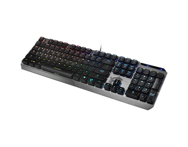KEYBOARD GAMING BLACK ENG/VIGOR GK50 LOW PROFILE US MSI - Image 2