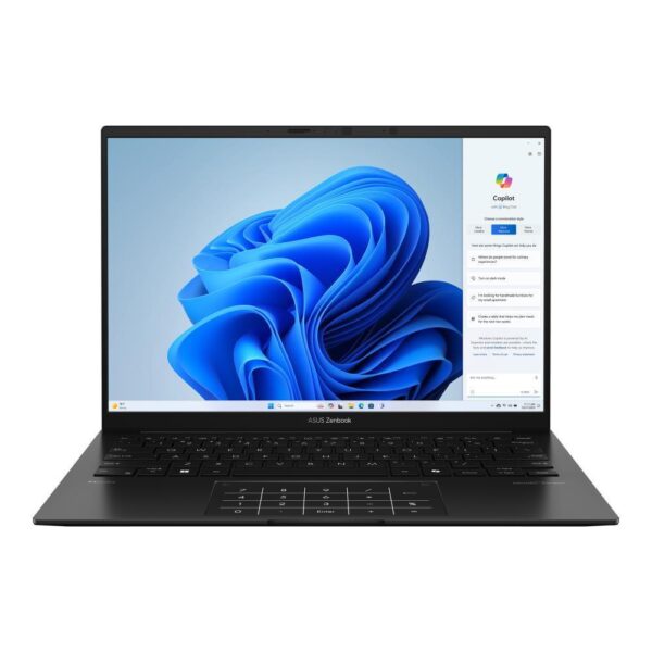 Notebook|ASUS|ZenBook Series|14 OLED|UM3406KA-PP164W|CPU  Ryzen AI 7|350|2000 MHz|14"|2880x1800|RAM 32GB|LPDDR5x|SSD 1TB|AMD Radeon Graphics|Integrated|ENG|NumberPad|Windows 11 Home|Black|1.2 kg|90NB14U1-M009E0 - Image 2