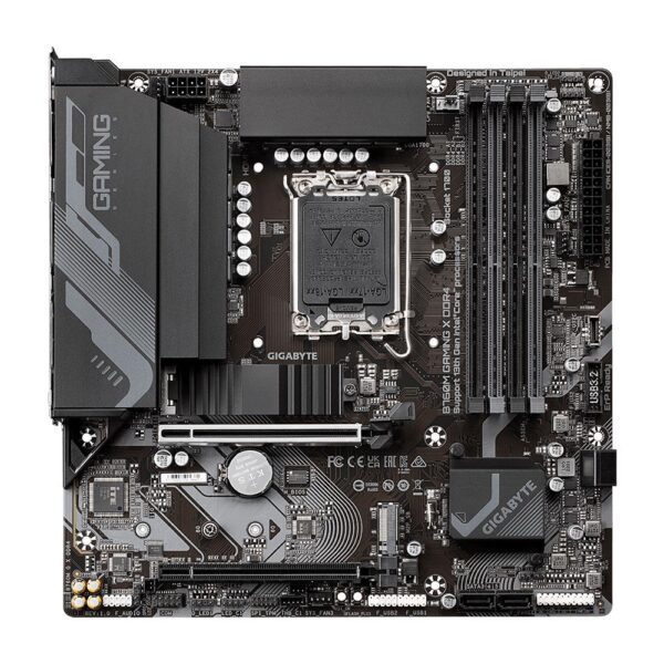 Mainboard|GIGABYTE|Intel B760 Express|LGA1700|Micro-ATX|Memory DDR4|Memory slots 4|1xPCI-Express 3.0 16x|1xPCI-Express 4.0 16x|2xM.2|1xHDMI|1xDisplayPort|5xUSB 2.0|3xUSB 3.2|3xAudio port|B760MGAMINGXDDR4 - Image 2