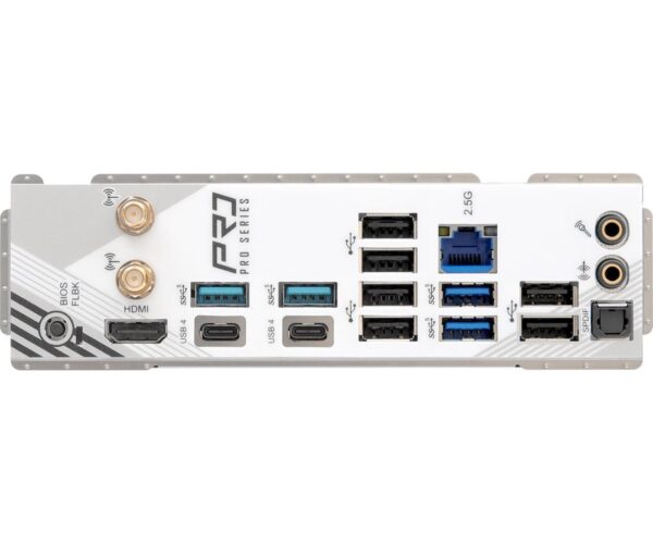 Mainboard|ASROCK|AMD X870|SAM5|ATX|Memory DDR5|Memory slots 4|1xPCI-Express 4.0 16x|1xPCI-Express 5.0 16x|4xM.2|1xHDMI|6xUSB 2.0|4xUSB 3.2|2xUSB-C|1xOptical S/PDIF|1xRJ45|2xAudio port|X870PRORSWIFI - Image 5