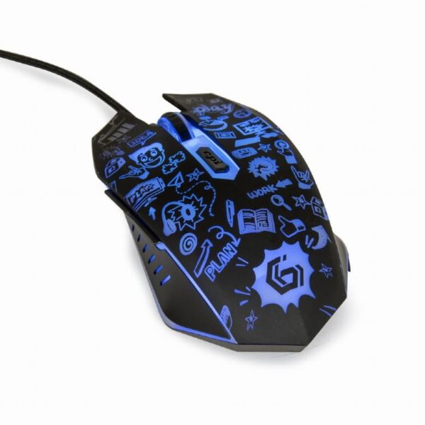MOUSE USB OPTICAL BLACK/MUS-6B-GRAFIX-01 GEMBIRD - Image 5