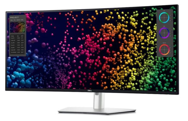 LCD Monitor|DELL|210-BMDV|39.7"|Curved/21 : 9|Panel IPS|5120x2160|21:9|120 Hz|Matte|8 ms|Speakers|Swivel|Height adjustable|Tilt|Colour White|210-BMDV - Image 3