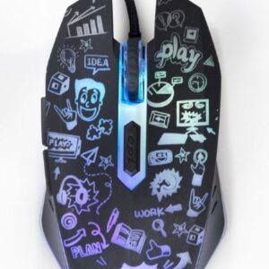MOUSE USB OPTICAL BLACK/MUS-6B-GRAFIX-01 GEMBIRD
