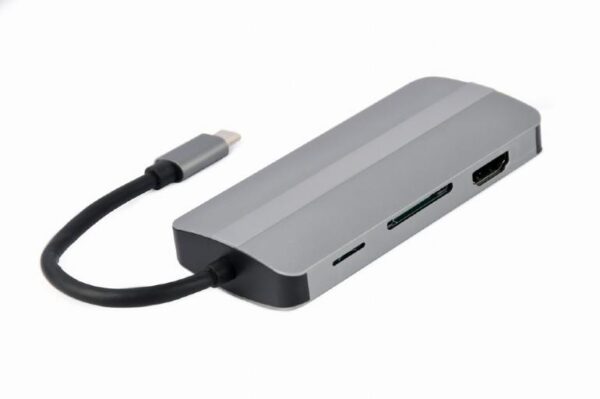I/O ADAPTER USB-C TO HDMI/USB3/8IN1 A-CM-COMBO8-02 GEMBIRD - Image 2