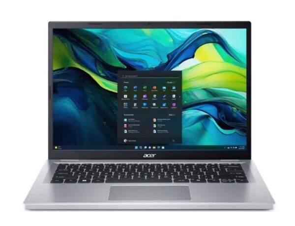 Notebook|ACER|Aspire|AG14-31P-32ZD|CPU  Core i3|i3-N305|1800 MHz|14"|1920x1200|RAM 8GB|LPDDR5|SSD 256GB|Intel UHD Graphics|Integrated|ENG|Windows 11 Home|Silver|1.48 kg|NX.KT8EL.001 - Image 2