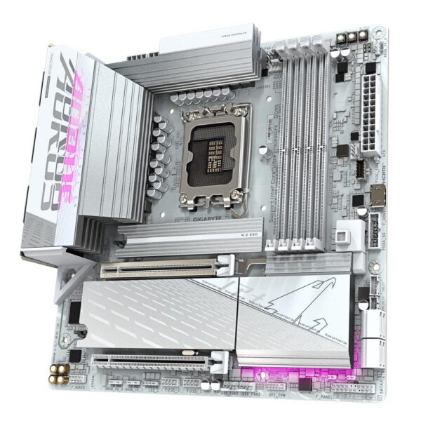 Mainboard|GIGABYTE|Intel B860 Express|LGA1851|Micro-ATX|Memory DDR5|1xPCI-Express 16x|3xM.2|1xHDMI|1xDisplayPort|4xUSB 2.0|6xUSB 3.2|1xUSB-C|1xOptical S/PDIF|1xRJ45|2xAudio port|B860MAELTWF6EICE1.0 - Image 4