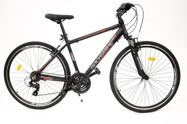 BICYCLE CITY NEUTRONE 5.1/R:28" F:18" GR/RD ROCKSBIKE