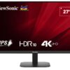 LCD Monitor|VIEWSONIC|VA2708-4K-HD|27"|Panel IPS|3840x2160|16:9|60 Hz|Matte|4 ms|Tilt|Colour Black|VA2708-4K-HD
