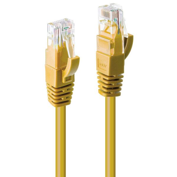 CABLE CAT6 U/UTP 1M/YELLOW 48062 LINDY - Image 2