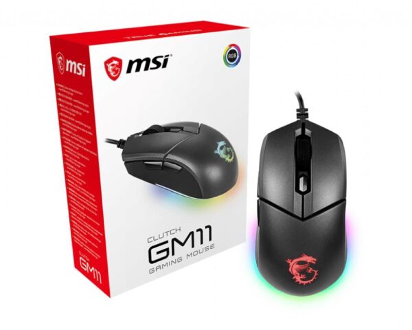 MOUSE USB OPTICAL GAMING/CLUTCH GM11 MSI - Image 3