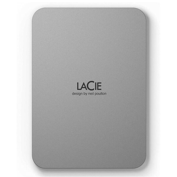 External HDD|LACIE|Mobile Drive|4TB|USB-C|Colour Silver|STLP4000400 - Image 2
