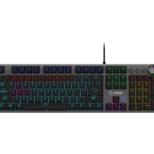 KEYBOARD GAMING BLACK US/FORGE GK310 RED MSI