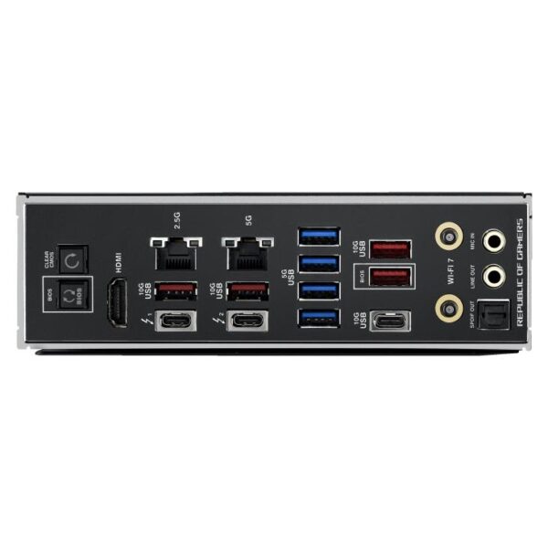 Mainboard|ASUS|Intel Z890|LGA1851|ATX|Memory DDR5|Memory slots 4|1xPCI-Express 4.0 1x|1xPCI-Express 4.0 16x|1xPCI-Express 5.0 16x|6xM.2|1xHDMI|1xAudio-In|1xAudio-Out|4xUSB 3.0|4xUSB 3.1|1xUSB-C|2xUSB-C w/Thunderbolt|1xOptical S/PDIF|2xRJ45|ROGMAXIMUSZ890HERO - Image 9