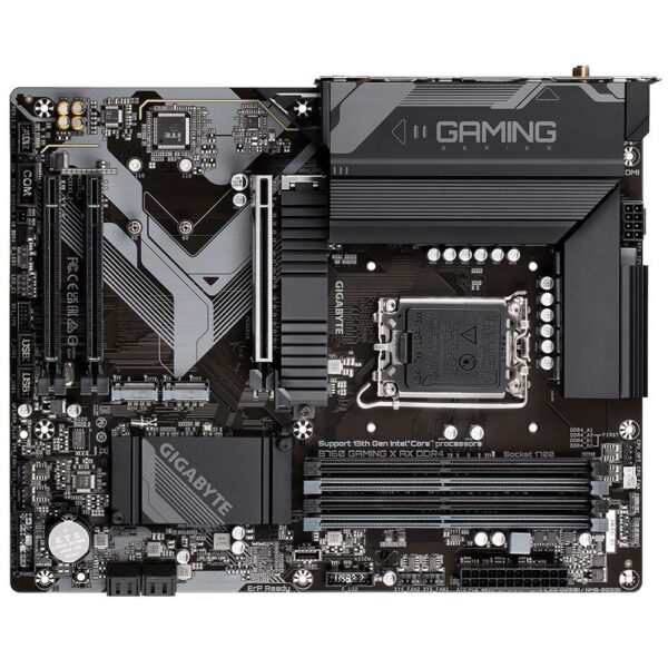 Mainboard|GIGABYTE|Intel B760 Express|LGA1700|ATX|Memory DDR4|Memory slots 4|2xPCI-Express 3.0 16x|1xPCI-Express 4.0 16x|3xM.2|1xHDMI|1xDisplayPort|5xUSB 2.0|3xUSB 3.2|1xRJ45|6xAudio port|B760GAMINGXAXDDR41.3 - Image 2
