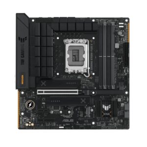 Mainboard|ASUS|Intel B760 Express|LGA1700|Micro-ATX|Memory slots 4|1xPCI-Express 3.0 1x|1xPCI-Express 4.0 4x	|1xPCI-Express 5.0 16x|3xM.2|1xHDMI|1xDisplayPort|4xUSB 2.0|3xUSB 3.2|1xUSB-C|1xOptical S/PDIF|1xRJ45|5xAudio port|TUFGAMINGB760M-PLUSII
