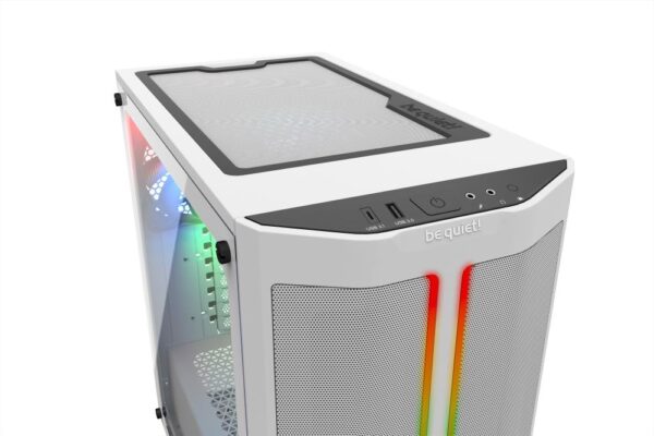 Case|BE QUIET|PURE BASE 500DX|MidiTower|Not included|ATX|MicroATX|MiniITX|Colour White|BGW38 - Image 6