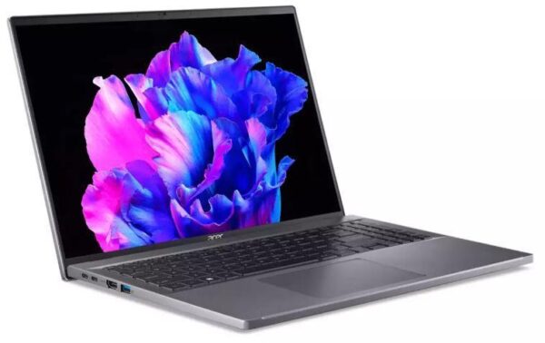 Notebook|ACER|Swift|SFG16-71-53YB|CPU  Core i5|i5-1335U|1300 MHz|16"|1920x1200|RAM 16GB|LPDDR5|SSD 512GB|Intel Iris Xe Graphics|Integrated|ENG|Card Reader microSD|Windows 11 Home|Steel Grey|1.6 kg|NX.KFTEL.002 - Image 4