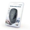 MOUSE USB OPTICAL WRL BLACK/SILENT MUSW-4BS-01 GEMBIRD - Image 2