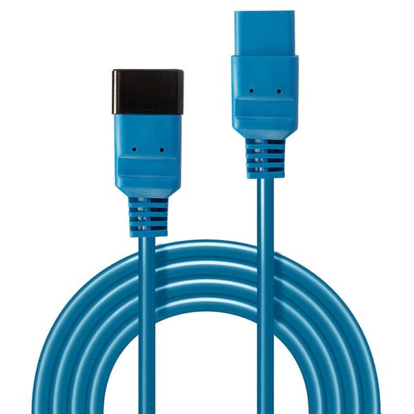 CABLE POWER IEC EXTENSION 1M/BLUE 30120 LINDY - Image 2