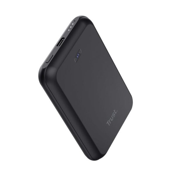 POWER BANK WRL 5000MAH/MAGNO BLACK 24877 TRUST - Image 2