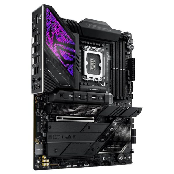 Mainboard|ASUS|Intel Z890|LGA1851|ATX|Memory DDR5|Memory slots 4|1xPCI-Express 4.0 16x|1xPCI-Express 5.0 16x|7xM.2|1xHDMI|1xDisplayPort|1xAudio-In|1xAudio-Out|3xUSB 3.0|7xUSB 3.1|2xUSB-C|2xUSB-C w/Thunderbolt|1xOptical S/PDIF|1xRJ45|ROGSTRIXZ890-EGAMWIFI - Image 3