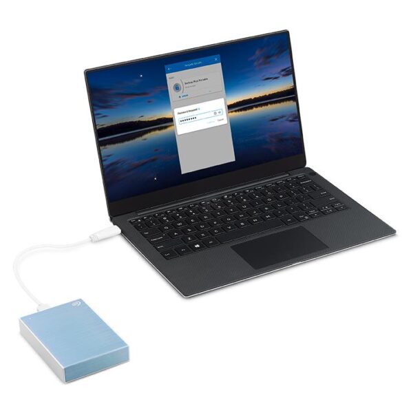 External HDD|SEAGATE|One Touch|STKY1000402|1TB|USB 3.0|Colour Light Blue|STKY1000402 - Image 8