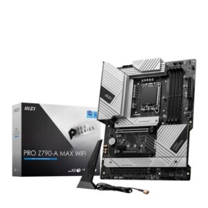 Mainboard|MSI|Intel Z790|LGA1700|ATX|Memory DDR5|Memory slots 4|1xPCI-Express 1x|3xPCI-Express 16x|4xM.2|1xHDMI|1xDisplayPort|1xUSB 2.0|5xUSB 3.2|1xUSB-C|1xOptical S/PDIF|1xRJ45|5xAudio port|PROZ790-AMAXWIFI
