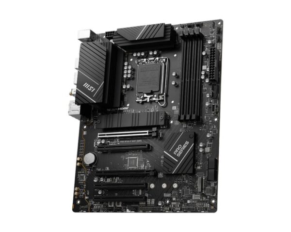 Mainboard|MSI|Intel B760 Express|LGA1700|ATX|Memory DDR4|Memory slots 4|5xPCI-Express 5.0 16x|2xM.2|1xHDMI|1xDisplayPort|4xUSB 2.0|2xUSB 3.2|1xUSB-C|1xPS/2|1xOptical S/PDIF|1xRJ45|5xAudio port|PROB760-PWIFIDDR4 - Image 3