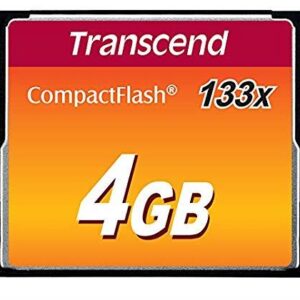 MEMORY COMPACT FLASH 4GB/SLC TS4GCF133 TRANSCEND