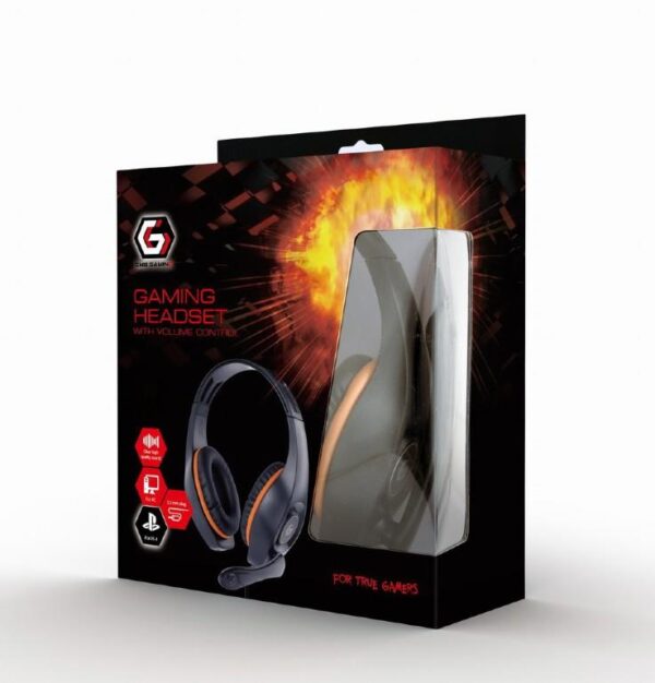 HEADSET GAMING/ORANGE GHS-05-O GEMBIRD - Image 4