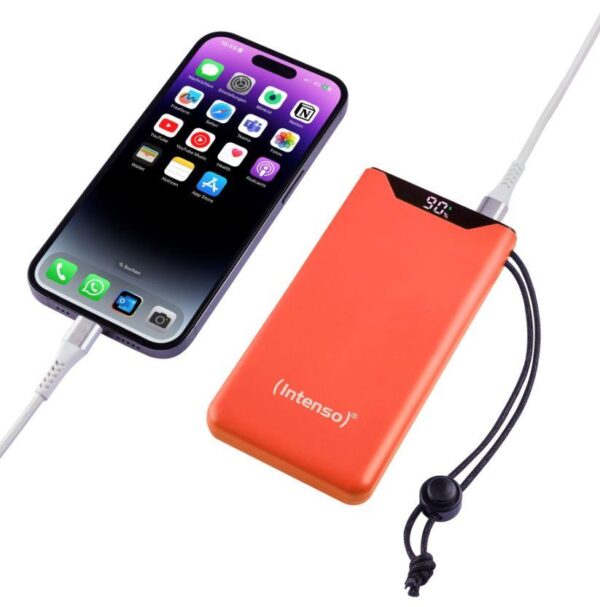 POWER BANK USB 10000MAH QC3.0/ORANGE F10000 7332038 INTENSO - Image 3