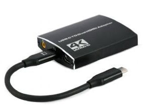 I/O ADAPTER USB-C TO HDMI/DUAL A-CM-HDMIF2-01 GEMBIRD