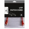 PATCH CABLE CAT6 UTP 0.25M/RED PP6U-0.25M/R GEMBIRD