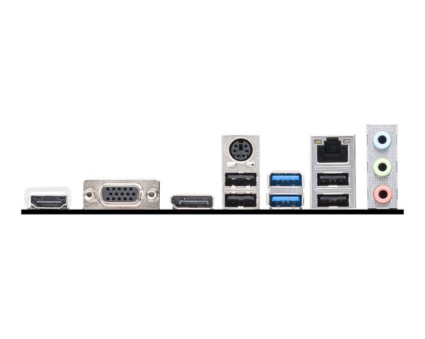 Mainboard|MSI|Intel H610|LGA1700|Micro-ATX|Memory DDR5|Memory slots 2|1xPCI-Express 1x|1xPCI-Express 16x|1xM.2|1x15pin D-sub|1xHDMI|1xDisplayPort|4xUSB 2.0|2xUSB 3.2|1xPS/2|1xRJ45|3xAudio port|PROH610M-GDDR5 - Image 5