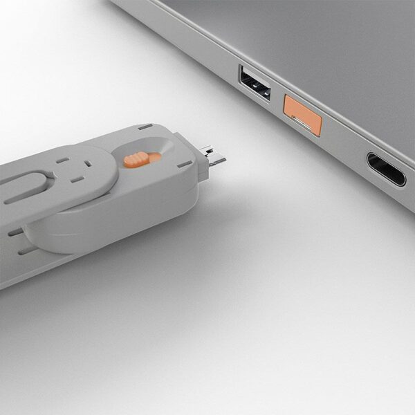 USB PORT BLOCKER KEY/ORANGE 40623 LINDY - Image 4